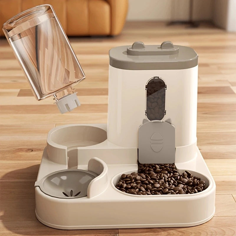 Automatic Pet Feeding Station | Large Food Storage & Water Dispenser