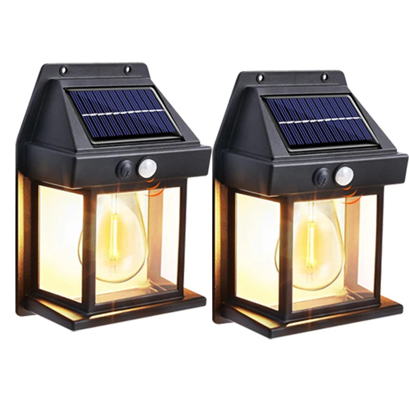 Solar Motion Sensor Outdoor Wall Light – Waterproof LED Security Light (1–4 Pack)