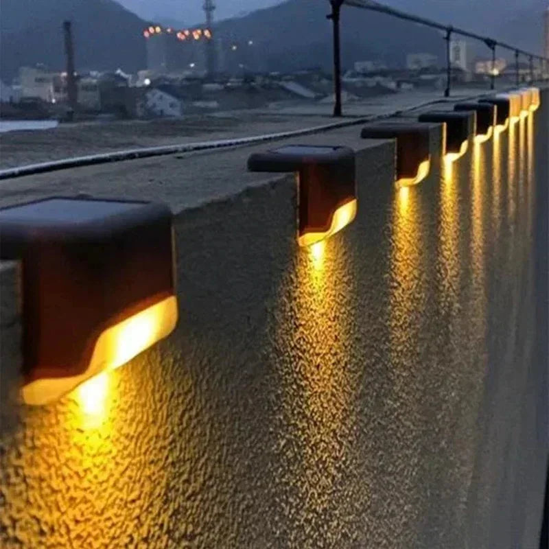 Solar LED Deck & Fence Lights – Waterproof Outdoor Step Lights