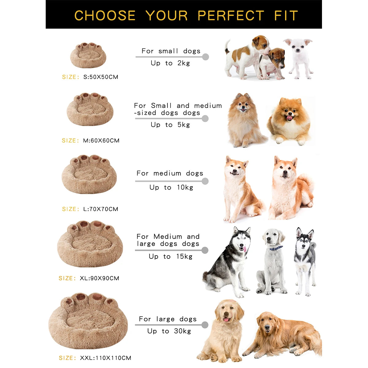 Luxury Plush Calming Pet Bed