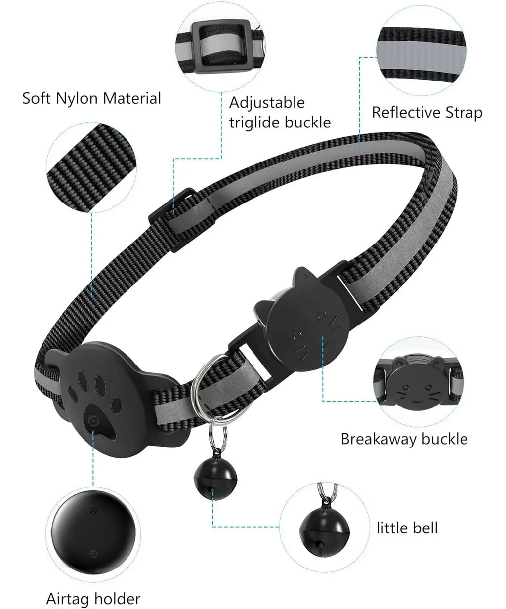 Android-Compatible Bluetooth Pet Tracker & Collar