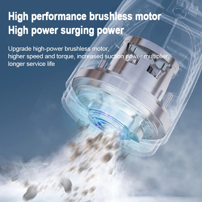 Cordless Stick Vacuum Cleaner for Home & Car