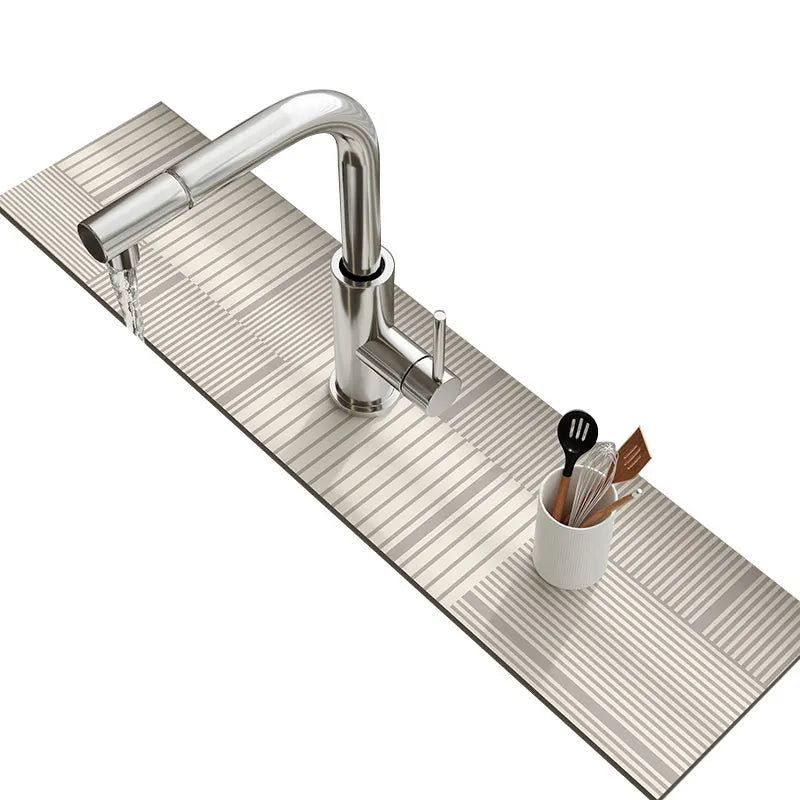 Super Absorbent Faucet Splash Guard & Drying Mat