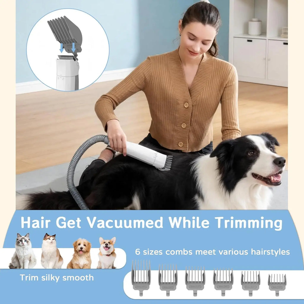 6-in-1 Pet Grooming Vacuum & Clipper Kit