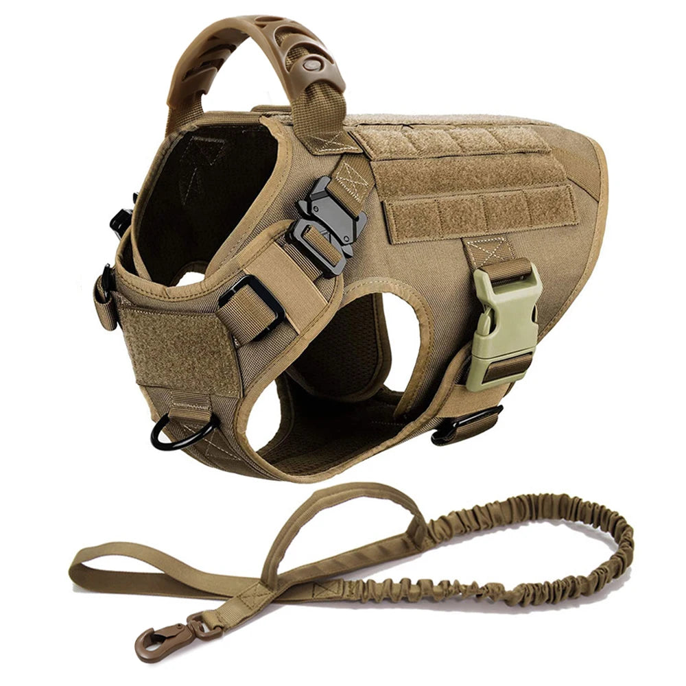 Premium Tactical No-Pull Dog Harness and Leash Set | Medium & Large Dogs