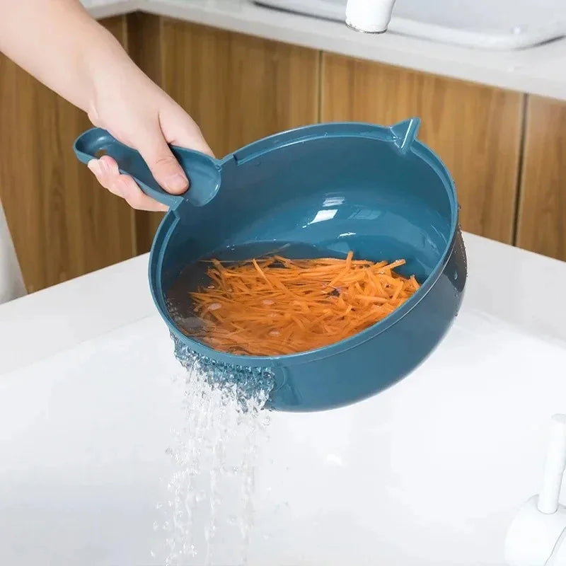 7-Piece Multifunction Vegetable Chopper & Slicer