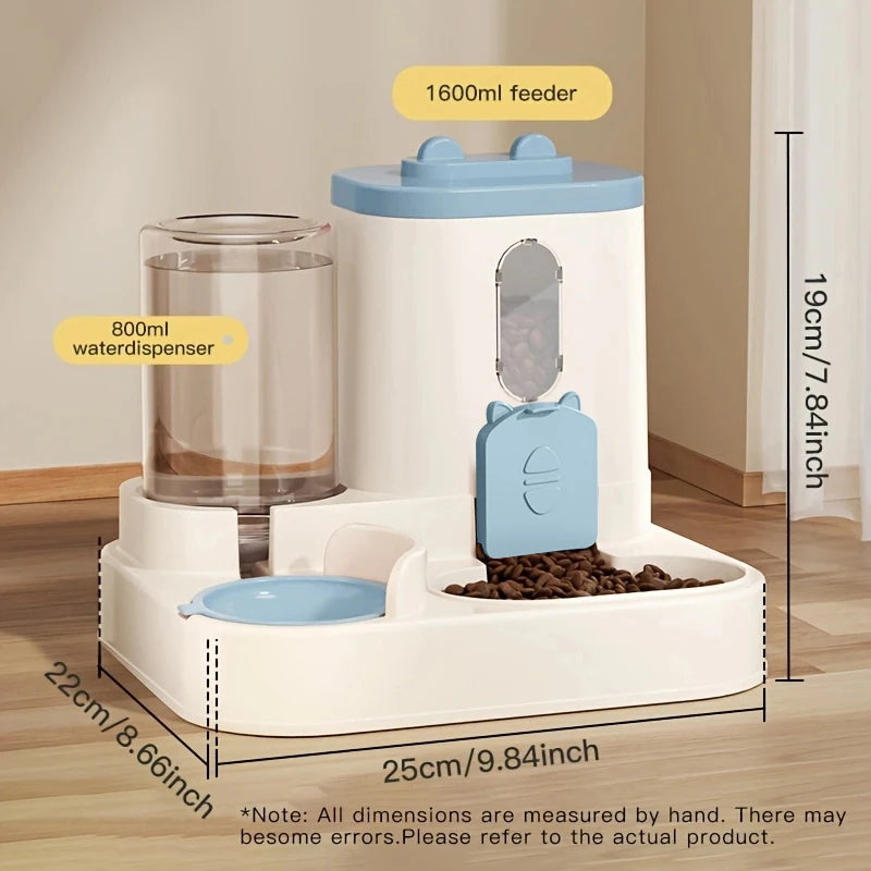 Automatic Pet Feeding Station | Large Food Storage & Water Dispenser