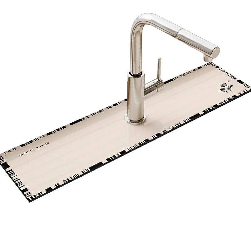 Super Absorbent Faucet Splash Guard & Drying Mat