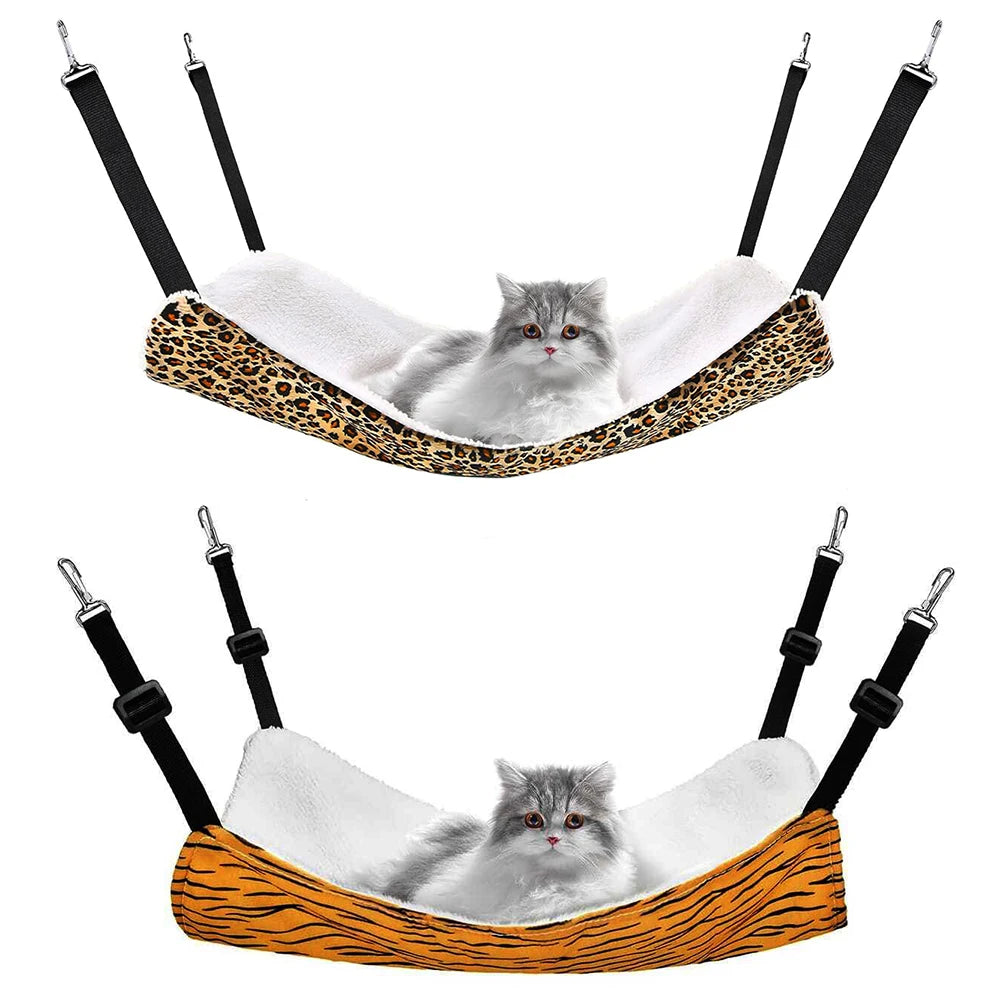 Nexcart Cozy Flannel Plush Cat Hammock