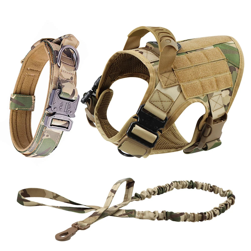 Premium Tactical No-Pull Dog Harness and Leash Set | Medium & Large Dogs