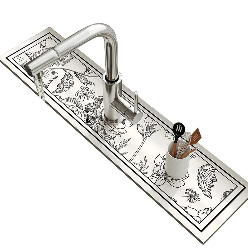 Super Absorbent Faucet Splash Guard & Drying Mat