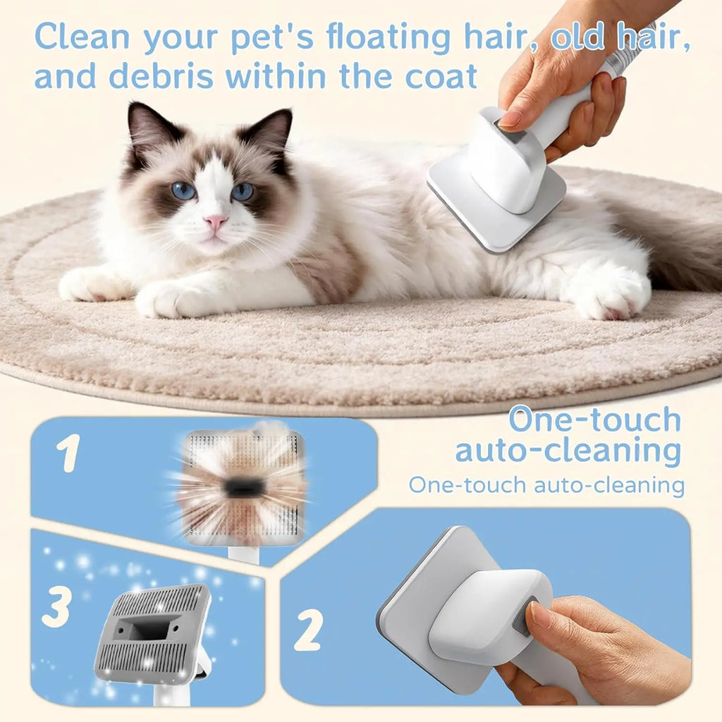 6-in-1 Pet Grooming Vacuum & Clipper Kit