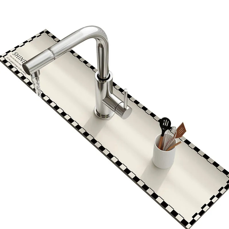 Super Absorbent Faucet Splash Guard & Drying Mat
