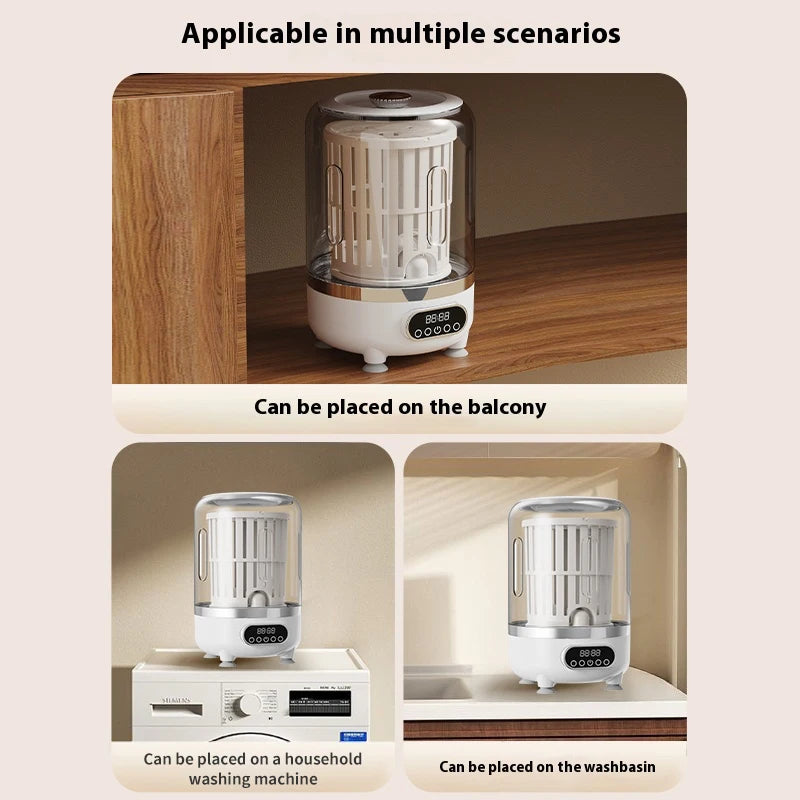 Portable Mini USB Washing Machine for Travel & Small Laundry