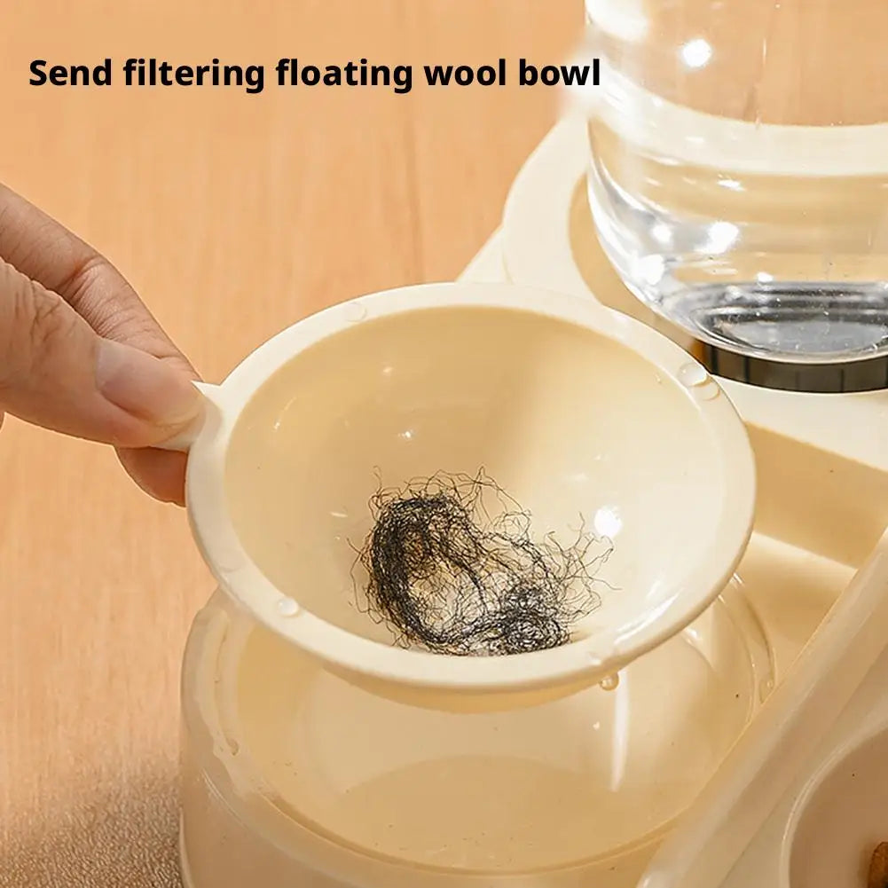 2-in-1 Automatic Pet Food & Water Dispenser | Large Capacity