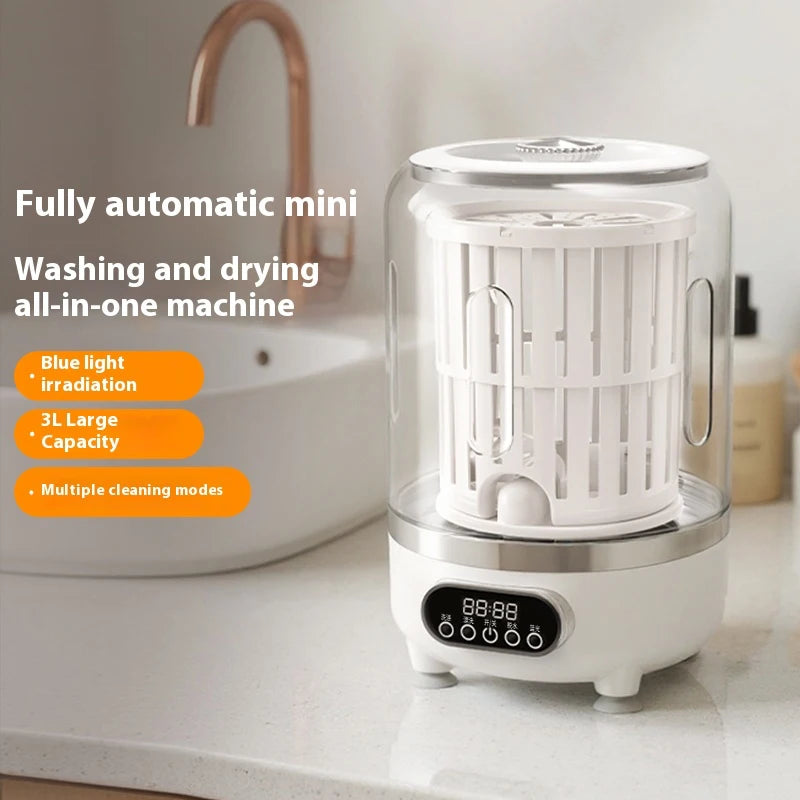 Portable Mini USB Washing Machine for Travel & Small Laundry
