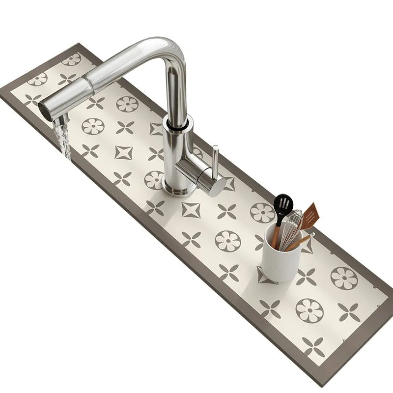 Super Absorbent Faucet Splash Guard & Drying Mat