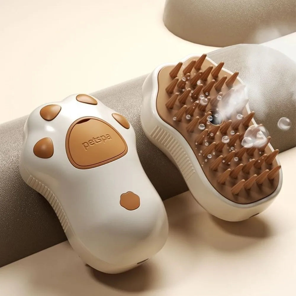 3-in-1 Steam Pet Grooming Brush for Dogs & Cats