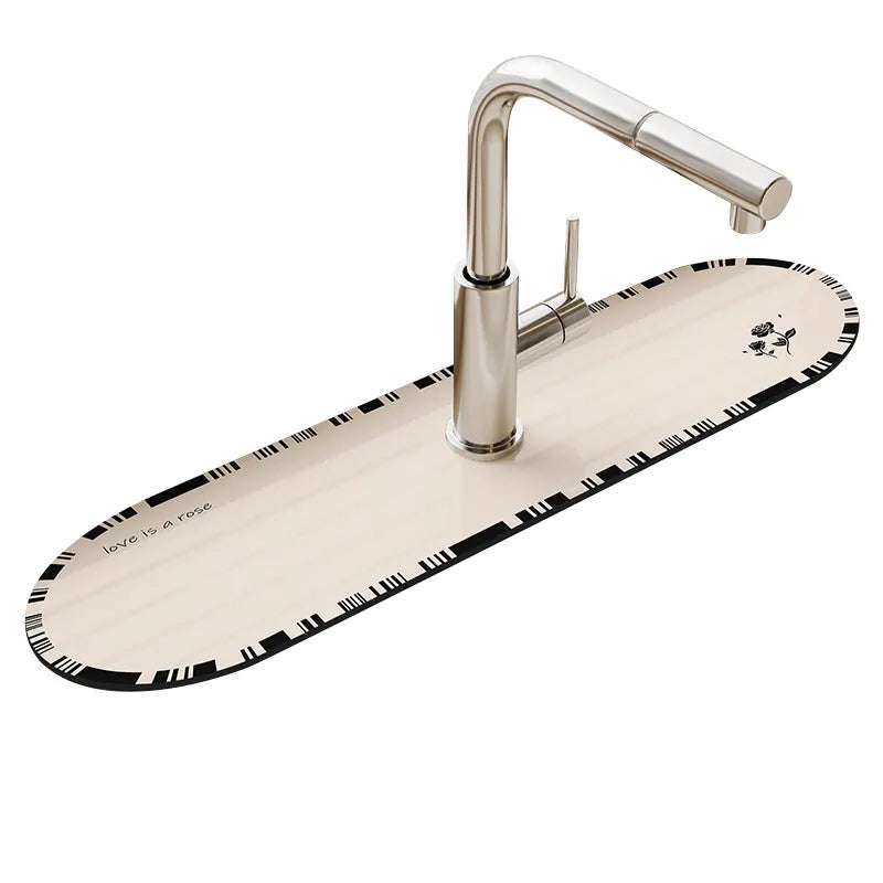 Super Absorbent Faucet Splash Guard & Drying Mat