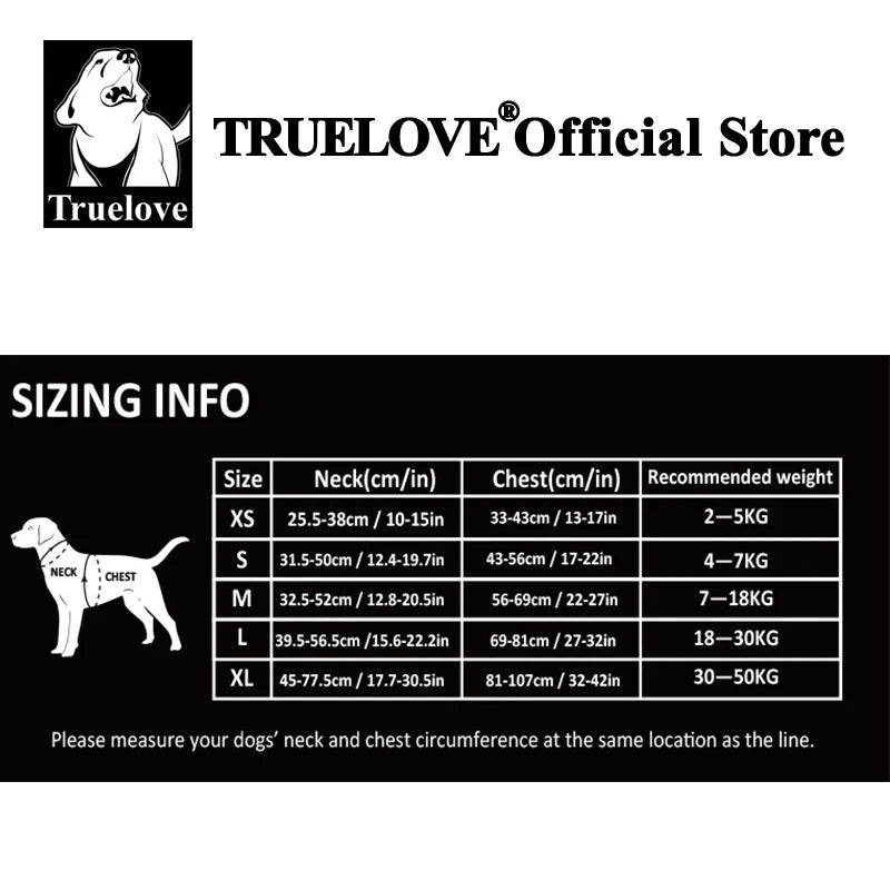Premium Reflective No-Pull Dog Harness | TRUE LOVE®