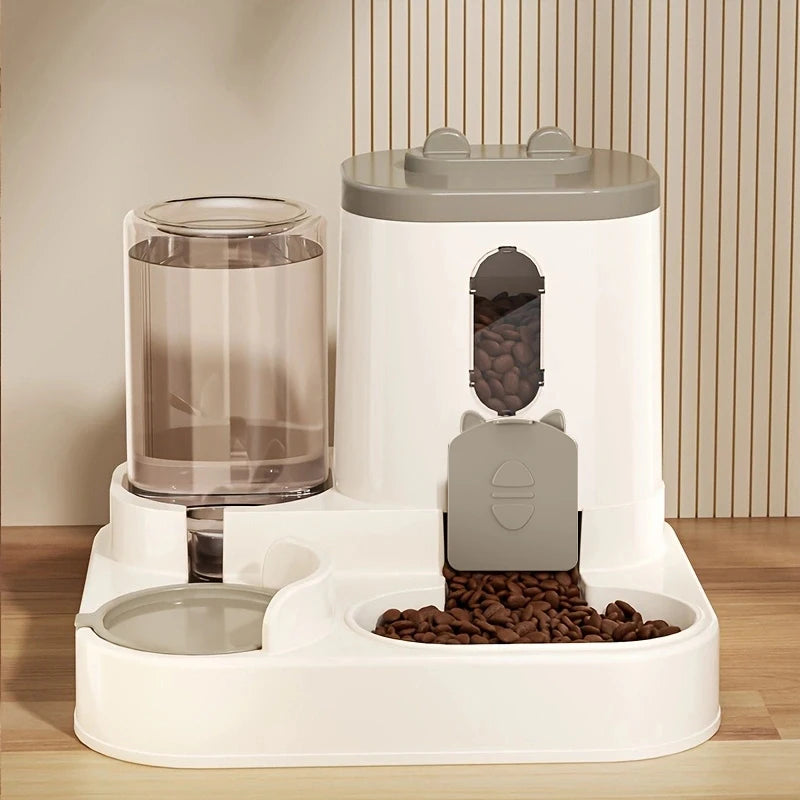 Automatic Pet Feeding Station | Large Food Storage & Water Dispenser