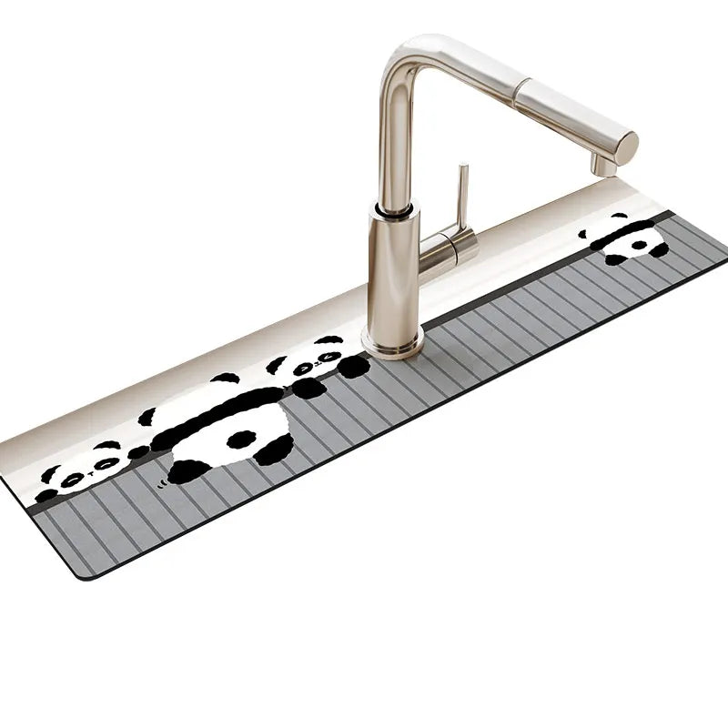 Super Absorbent Faucet Splash Guard & Drying Mat