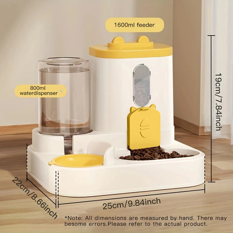 Automatic Pet Feeding Station | Large Food Storage & Water Dispenser