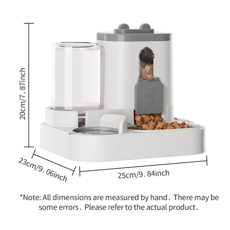Automatic Pet Feeding Station | Large Food Storage & Water Dispenser