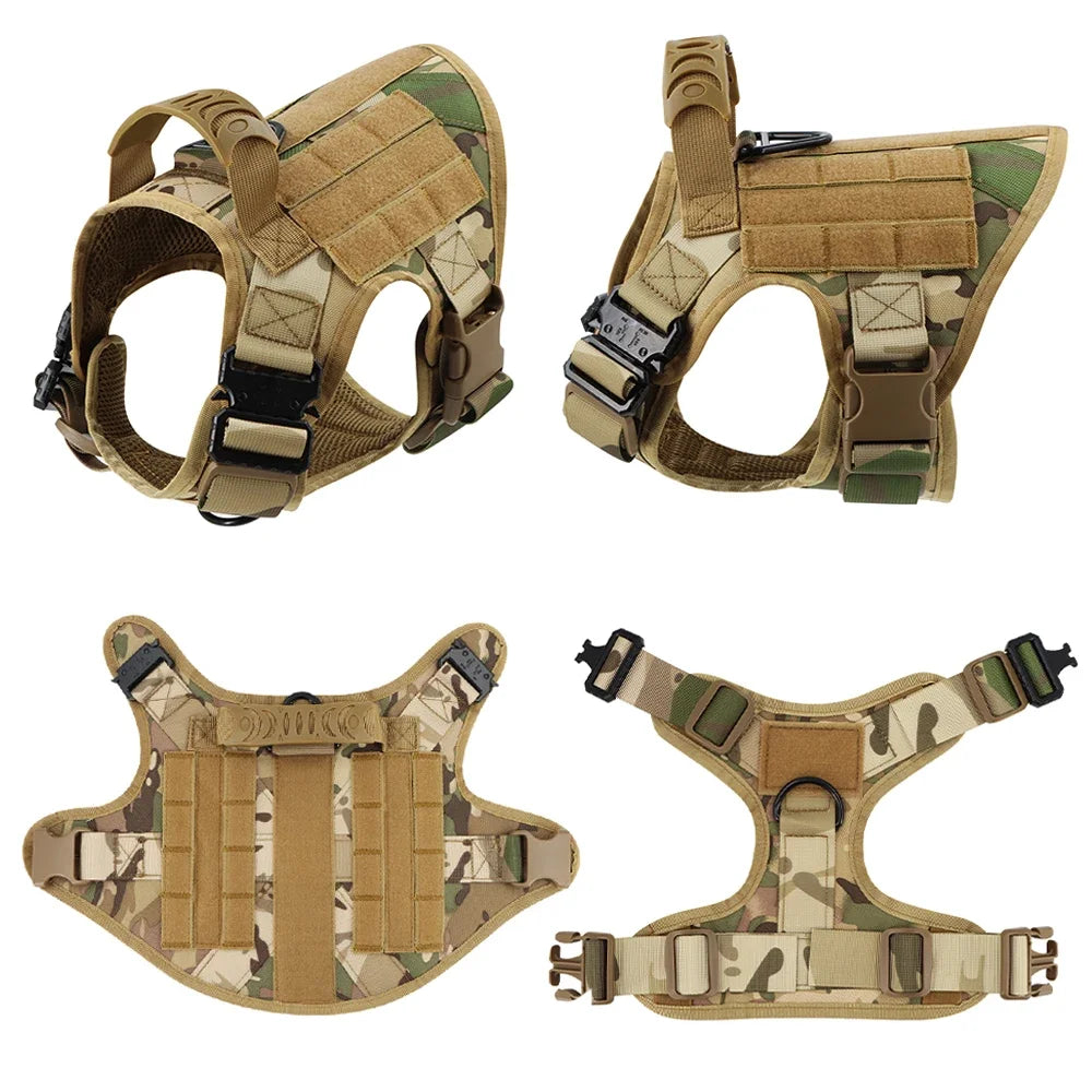 Premium Tactical No-Pull Dog Harness and Leash Set | Medium & Large Dogs