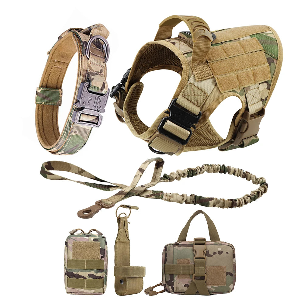 Premium Tactical No-Pull Dog Harness and Leash Set | Medium & Large Dogs