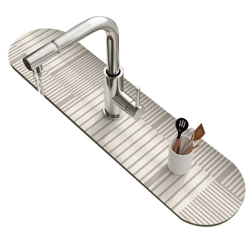 Super Absorbent Faucet Splash Guard & Drying Mat