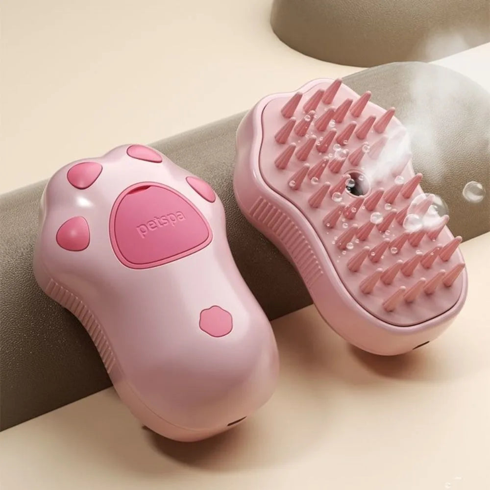 3-in-1 Steam Pet Grooming Brush for Dogs & Cats