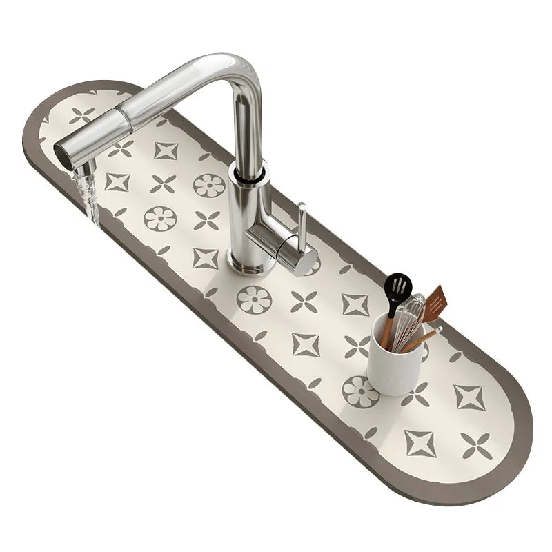 Super Absorbent Faucet Splash Guard & Drying Mat