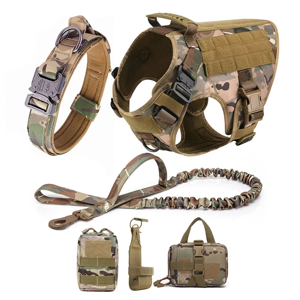 Premium Tactical No-Pull Dog Harness and Leash Set | Medium & Large Dogs