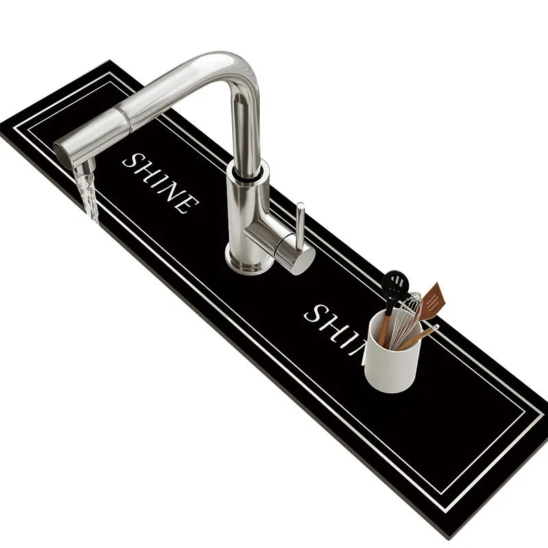 Super Absorbent Faucet Splash Guard & Drying Mat