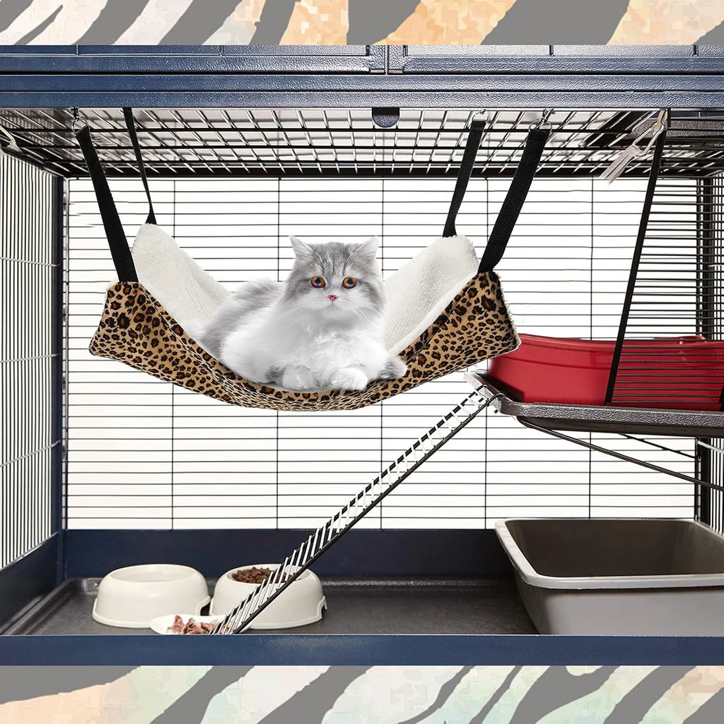 Nexcart Cozy Flannel Plush Cat Hammock
