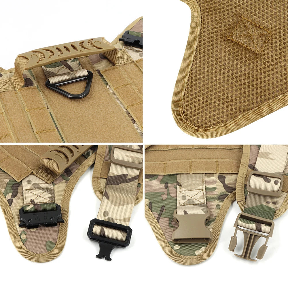Premium Tactical No-Pull Dog Harness and Leash Set | Medium & Large Dogs