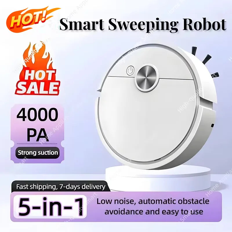 Ultra-Slim 5-in-1 Smart Robotic Vacuum & Mop