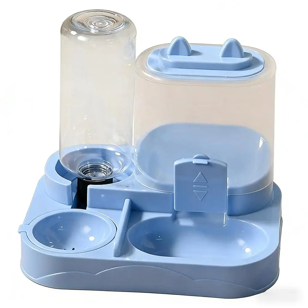 2-in-1 Automatic Pet Food & Water Dispenser | Large Capacity