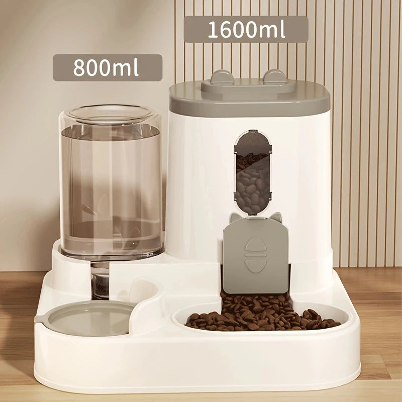 Automatic Pet Feeding Station | Large Food Storage & Water Dispenser