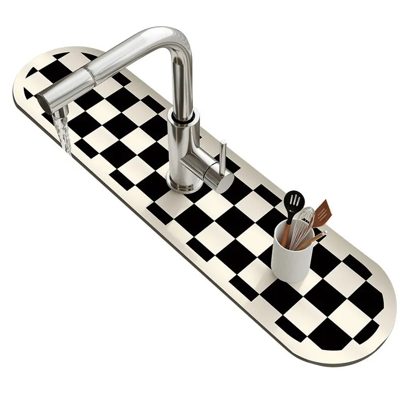 Super Absorbent Faucet Splash Guard & Drying Mat