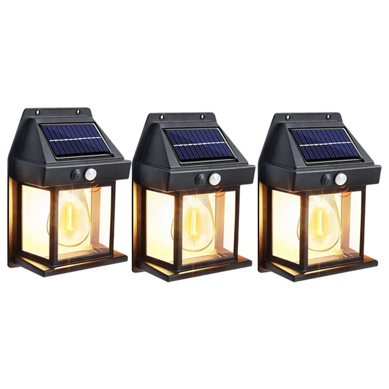 Solar Motion Sensor Outdoor Wall Light – Waterproof LED Security Light (1–4 Pack)