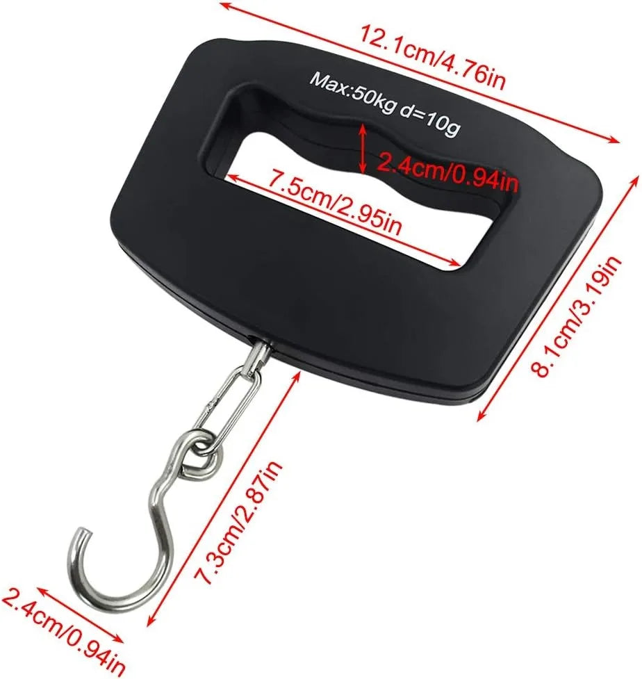 Portable Digital Luggage Scale with LCD Display – 50 kg