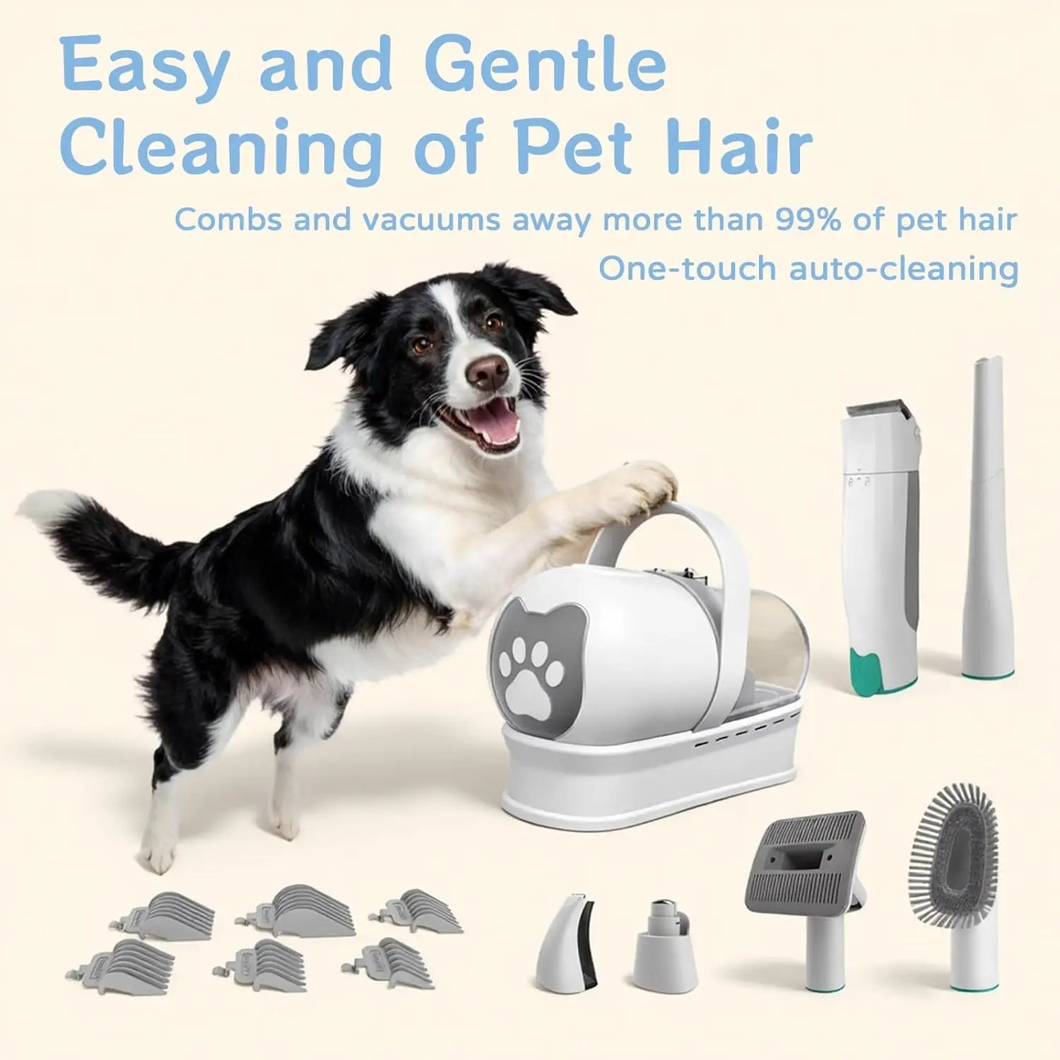 6-in-1 Pet Grooming Vacuum & Clipper Kit