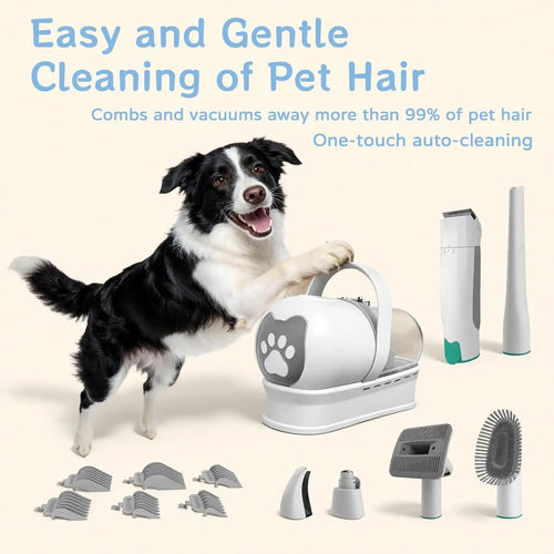 6-in-1 Pet Grooming Vacuum & Clipper Kit